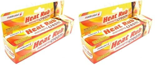 MASTERPLAST Heat Massaging Relief Cream, Ready to use, Resealable,70g, (Pack of 2)