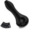 SUNNEKO Glass Pipe with 7-Holes,Black