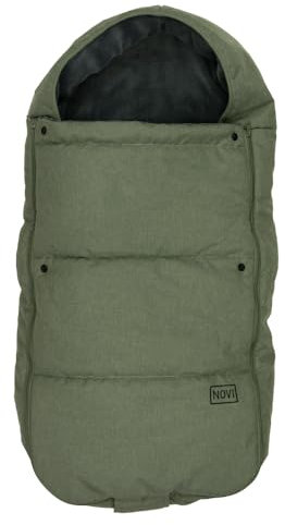 Novi Baby Uni Cozy Babyfußsack Babyfußsack Winterfußsack Babyschale mit Reißverschluss Kuschelsack Babydecke Kinderwagen waschbar Kopfkissen verschließbar Tasche passend für alle Kinderwagen