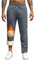 Vorvowry Pantaloni Tuta Uomo Invernali Caldo Felpati Pile Pantalone Termici Cotone Sportivi Joggers con Elastico in Vita Coulisse e Tasche XXL Gamba Dritta Grigio Scuro