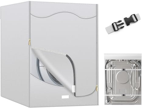 Waschmaschine Abdeckung Wasserdicht 85cm * 65cm * 60cm Waschwaschmaschinenbezug UV Schutz Waschmaschinenabdeckung Abdeckung für Waschmaschine Abdeckungen oder Trockner
