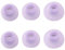 Bamyli 3 Pairs of 6pcs Ear Tips Compatible with Samsung Galaxy Buds 2 R177 Silicone Replacement Ear Plugs Small,Medium,Large,Purple