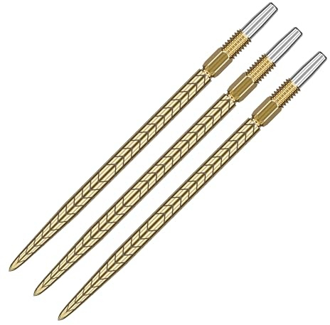 Target Darts Swiss Point Dart Spitzen, RVE (3er-Pack Spitzen) 26MM/30MM/35MM/40MM – Gold/Silber/Schwarz | Auswechselbare Dartspitzen, Swiss Storm Spitzen, Profi Dart Zubehör
