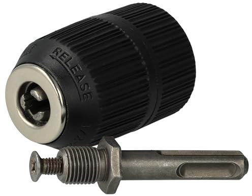 vhbw mandrino a cambio rapido sostituisce Hitachi 8717574023657, 711099 per avvitatori a batteria, trapani nero