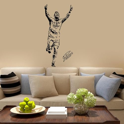 Ronaldos Anime Wall Sticker SelfAdhesive Removable s Portuguese Football Star Victory Carnival Wallpaper Wall Decals
