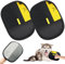 Bukbas Fellmagnet Handschuh Katzenhaare, 2 Stück Fellhandschuhe Fingerlos Katze Fell Magnet Handschuh, Pet Hair Remover Glove, Katzenbürste Katzen Handschuhe Fellpflege Für Glattes und Gesundes Fell