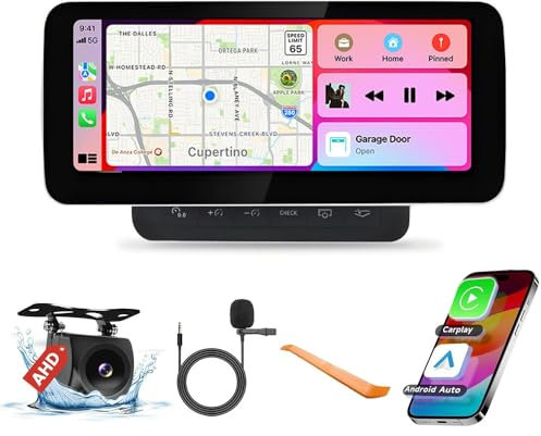 10.25 Octa Core 8G+128G para Audi Q7 2006-2009 Coche CarPlay Android Auto Navegación Android Estéreo GPS Pantalla táctil Headunit Radio Display IPS Tablet Reproductor Multimedia