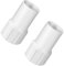 YIZHIXIANGQ Connettore Tubo Piscina, 2 PCS Adattatore per Tubos Piscinas, Bianco Raccordo Tubo Piscina 38mm, Adattatori Tubi Piscinas