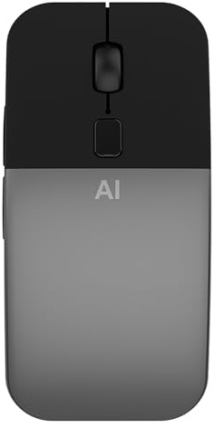 ZASCHMOY M1 Voice Mouse, Wireless Voice Translation Mouse with 116 Languages Typing and 226 Languages Translation, Real Time Phonetic Translating and Word Swiping, for and Mac OS (Black)
