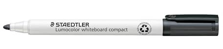 STAEDTLER 341-9 Lumocolor compact Whiteboard-Marker 10 Stück schwarz