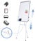 Jago® Chevalet de Conférence - avec Trépied Réglable en Hauteur, 60 x 90 cm, Magnétique, Effaçable, Incluant Marqueurs, Aimants, Papiers, Éponge - Paperboard, Tableau Magnétique Blanc