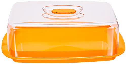 Excelsa Rainbow Copriformaggio, Polipropilene, Arancione, 30 x 17 x 10 cm