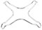 SPARES2GO Universal Gas Hob Pan Support Moka Trivet Stand (Medium 165mm)