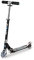 Micro Kinderscooter Sprite klappbarer Roller in schwarz mit gestreiftem Griptape