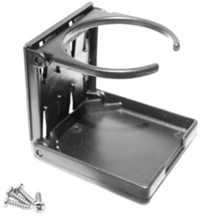 1 Stück Getränkehalter klappbar Dosenhalter Flaschenhalter Becherhalter schwarz Boot KFZ Kunststoff