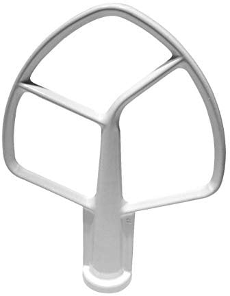 Küchenmaschine (18,5 cm) 5QT Flacher Schläger K5AB W10672618, Kompatibel mit professionellen Küchenmaschinen (KPM5, K5, K50)