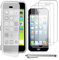 ebestStar - Coque Compatible avec iPhone 5C Apple Etui Housse Silicone Gel Portefeuille + Stylet + 3 Films d'écran, Transparent [Appareil: 124.4 x 59.2 x 9mm, 4.0'']