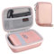 Canboc Hartschalenkoffer für Fujifilm Instax Mini Link 2/Fujifilm Instax Mini Link 3/Instax Mini Link Smartphone Drucker, Netztasche fit Instax Mini Instant Film und Kabel, Roségold