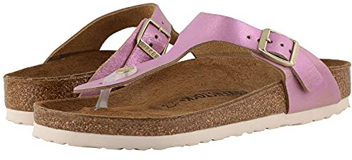 Birkenstock Gizeh Sandales pour femme - Rose - Rose métallique délavé., 35/35.5 EU