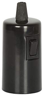 Lampenfassung E27 mit Metallschalter