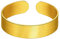 Suplight 18k Vergoldet Knöchel Ring offener Ring für Männer Frauen 5mm breit matte verstellbar Bandring Verlobungsring Ehering Partnerring Geschenk für Valentinstag
