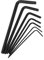 SKYPRO Mini-Micro-Sechskant-Inbusschlüssel-Set, Schraubenschlüssel, Schraubendreher-Set, 0,7 mm - 3 mm, 7-teilig