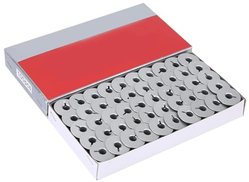 100 Stück Aluminiumspulen mit Schlitznähmaschine Aluminiumspulen für industrielle Nähmaschinenteile