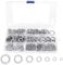 Iyowei 390 Pezzi Rondella di Sicurezza in Acciaio Inossidabile 304 con Dente Interno, Rondella di Bloccaggio con 7 Diverse Dimensioni-(M3/ M4/ M5/ M6/ M8/ M10/ M12)