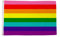 AZ FLAG - Bandera Arco Iris Original 8 Franjas - 90x60 cm - Bandera LGBT 100% Poliéster con Ojales de Metal Integrados - 50g - Colores Vivos Y Resistente A La Decoloración