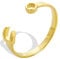 Kids Spanner Wrench Bangle Bracelet, Adjustable 18K Real Gold Plated Jewellery for Kids and Teens (Weight: 16g) - Bling King London