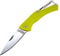 Harnds Lark Couteau de poche pliant Lame 8Cr14MoV Poignée G10 Outil de coupe extérieur Mini porte-clés Couteau articulé coulissant EDC Multitools CK1101 (Vert lumineux)