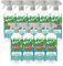 Fabulosa Antibacterial Streak-Free Glass Cleaner Trigger Spray with Lasting Fragrance, Pack of 9, 500ml, Mint Swirl