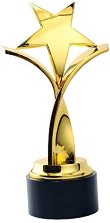 Star Trophy Awards und Medaillen for Kinder und Erwachsene. Belohnungspreise for Partys, Feiern und Sportveranstaltungen in der Schule, zu Hause und im Büro