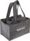 MIJOMA Stilvoller Filz Flaschenträger Biertasche für 6 Flaschen 0,33l/0,5l – Männerhandtasche, Perfekt für Vatertag & Grillpartys (Grau mit Stickerei 'Man Bag')