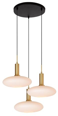 Lucide SINGALA - Pendelleuchten - 3xE27 - Mattes Gold/Messing