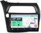 YUNTX Android 14 Autoradio con navi para Honda Civic (2006-2011)-Cámara Trasera-9 Pulgada Pantalla-Dab/Bluetooth 5.0/Control del Volante/USB/WiFi/4G/MirrorLink/CarPlay/Android Auto/GPS
