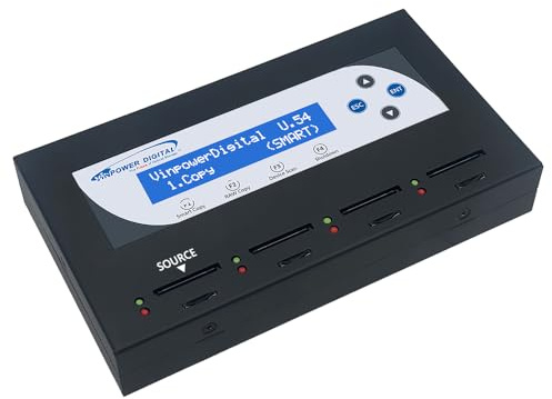 Vinpower SDMiniDup 1 to 3 Standalone SD/MicroSD Card Flash Memory Drive Duplicator Copier