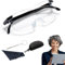 Lupenbrille, 300% Vergrößerungsbrille, Lese Lupenbrille, Anti-Blaulicht, Lesehilfe für Senioren, Geschenk für Senioren und Brillenträger, Leselupe für Nähen, Reparatur und Mehr