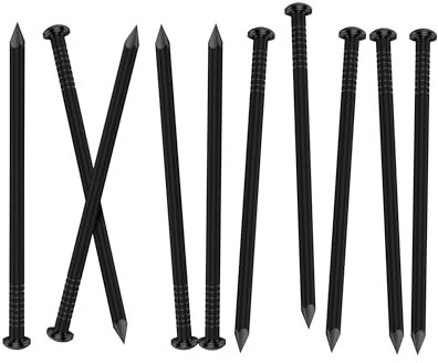 3/4 Inch Black Hardware nails, round head nail, Small nail, Nail hanging poster, Pictures nail, Wood nail, 400 PCS