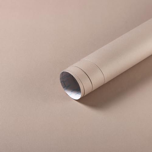 CiCiwind Self Adhesive Wallpaper 40×300cm Sticky Back Plastic Pink Peel and Stick Wallpaper Waterproof Stick on Wallpaper Thicken Vinyl Film for Living Room Bedroom Wall Furniture Decor