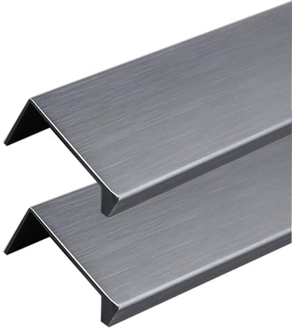 JMCXSM592 2 Stück Versteckter Möbelgriffe Aluminium Profilgriff Türklinken ein rechter Winkel Schrankgriff Kleiderschrankgriffe Unsichtbarkeit Türgriff Schubladengriff Knöpfe (Grau,120mm)