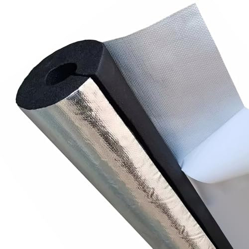 Frostschutzisolierrohr Rohrisolierung ID 20mm 25mm 34.0mm 43.0mm 48mm 60mm 76mm 89mm 110mm Isolierschlauch, für Kabel Wasserleitungen Im Innen- Und Außenbereich Industrie(34mm x 30mm x 90cm)