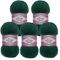 5 x 100g Strickgarn Alize Cotton Gold Uni Klassikgarn Häkelgarn Strick-Wolle Farbwahl, Farbe:426 blaugrün