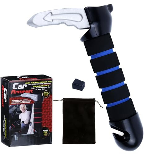 SPOKKI Poignée de Voiture pour Personnes Âgées Multifonctionnelle Poignee Aide Voiture Handicape et les Femmes Enceinte à Monter et à Descendre