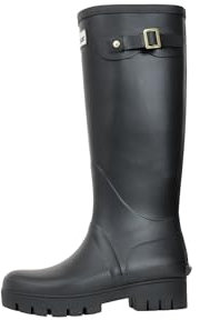 Barbour Stivale Snowdon Nero da Donna in Gomma 40