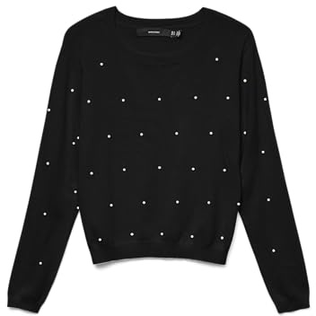 VERO MODA Vmglory Pearl Ls O-Neck Pullover Boo