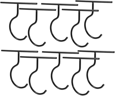 KITANDOVE 10stücke Edelstahl Schalhalter Nicht-rutsch Organizer Haken Für Schals Krawatten Gürtel Und Schuhe Platzsparender Kleiderbügel Für Stilvolle Aufbewahrung