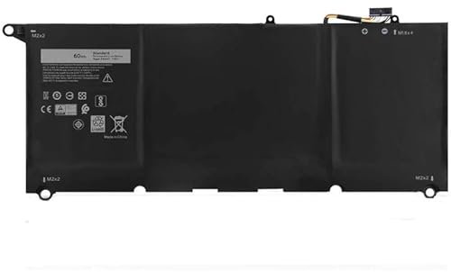 FURFURAKKU Ersatz Akku Kompatibel mit XPS 13 9360 13-9360-D1605G 13-9360-D1509 13-9360-D1505G TP1GT PW23Y RNP72 7.6V,60Wh