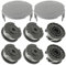 EPLZON Bobines F016800569/F016800385, longueur 4 m Ø 1,6 mm pour coupe-bordure sans fil Bosch EasyGrassCut 23/26/18/18-230/18-260/18-26 et couvercle de bobine F016F05320 (6 Bobines + 2 Couvercle)