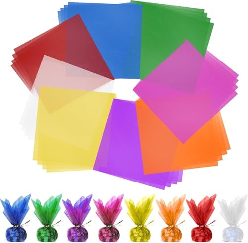 Lot de 120 feuilles de papier de soie, emballage cadeau, papier de soie